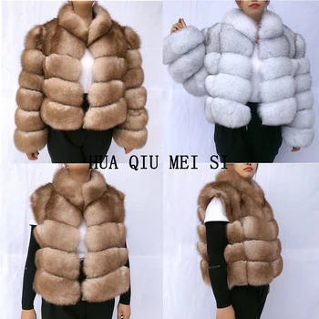zimný kabát ženy 100% prírodné líška srsť srsť zips premení fox kožušiny vesta kožušinový kabát prírodné kožuchy reálne kožušiny bunda kožušiny vesta