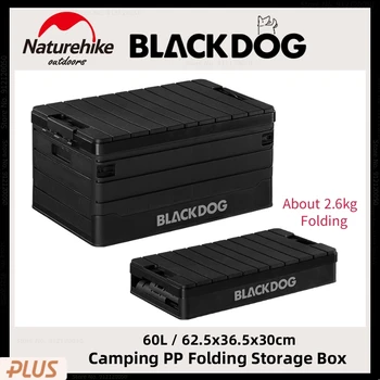Naturehike-Blackdog Rybárske Úložný Box Outdoor Skladacia PP Úložný Box Kemping 60L Veľkú Kapacitu Cestovné Ostatné Box
