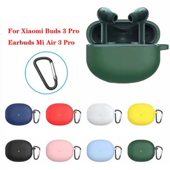 Pre Xiao Puky 3 Pro Prípade farbou Non-slip Silicone Bezdrôtové Bluetooth Slúchadlá Kryt Slúchadiel do uší Mi Vzduchu 3 Pro Ochranu prípade
