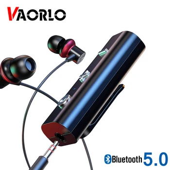 VAORLO 5.0 Bluetooth Prijímač S Mikrofónom Ruku-Zadarmo 3.5 Audio AUX Jack pre Audio Adaptér pre Bezdrôtový Adaptér Pre Slúchadlá Reproduktor