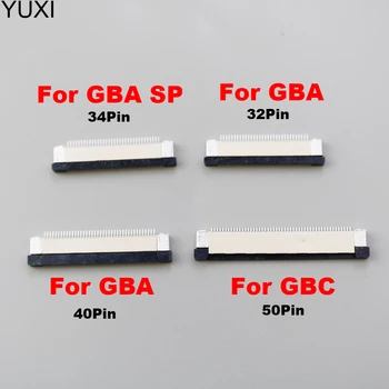 YUXI 1pcs Úplne Nový LCD Displej Flex Kábel Klip Konektor Zásuvka Pre GameBoy VOP GBA GBA SP Opravy Dielov